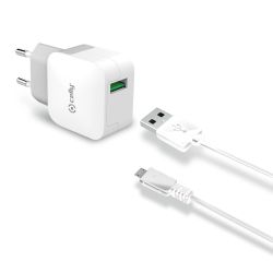 CELLY TURBO kućni punjač sa Micro USB kablom 
