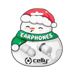 CELLY žičane slušalice XMASEARSNOW